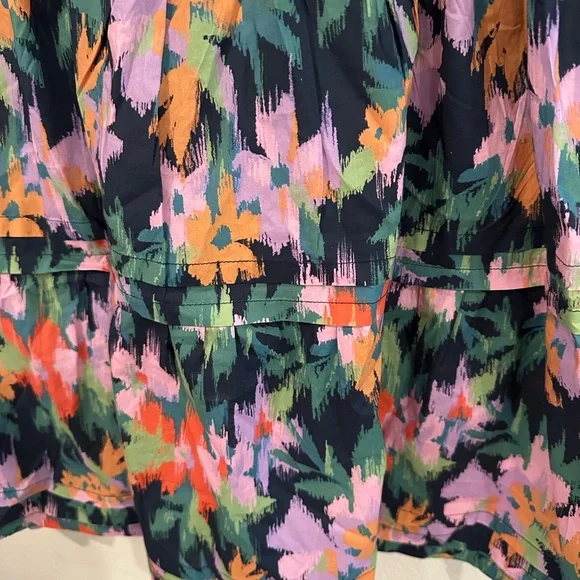 Boho floral mini dress | Anthropologie style | pockets | spring Size Large - NWT - Picture 5 of 6